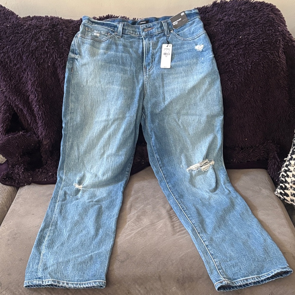 Express Modern Straight High Rise Women's Jeans 10R
